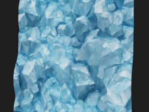 Stylized Ice Seamless Texture CG Текстури