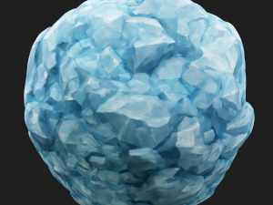 Stylized Ice Seamless Texture CG Текстури