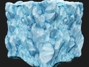 Stylized Ice Seamless Texture CG Текстури