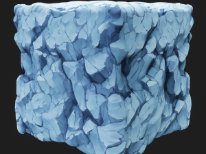 Stylized Ice Seamless Texture CG 纹理