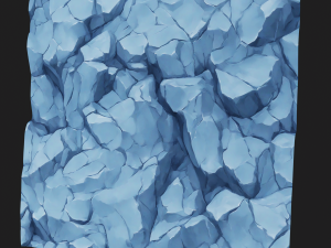 Stylized Ice Seamless Texture CG 纹理