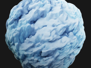 Stylized Snow Seamless Texture CG テクスチャ