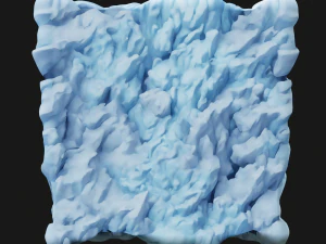 Gestileerde sneeuw naadloze textuur CG Texturen