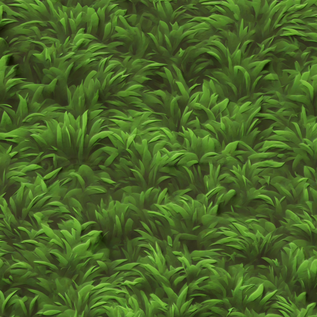 Stylized Grass Seamless Texture Texturas CG .c4d .max .obj .3ds .fbx .stl .blend 