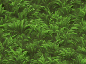 Texture transparente d'herbe stylis&eacute;e CG Textures
