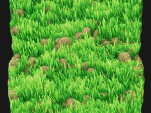 Stylized Grass Seamless Texture CG Textures