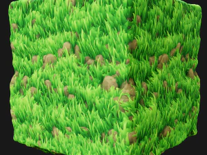 Stylized Grass Seamless Texture CG Textures