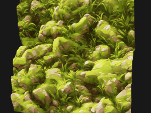 Stylized Ground Seamless Texture CG Textures