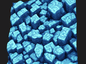Stylized Rune Seamless Texture CG Tekstury
