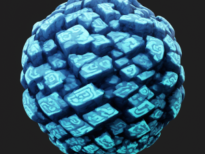 Stylized Rune Seamless Texture CG Tekstury