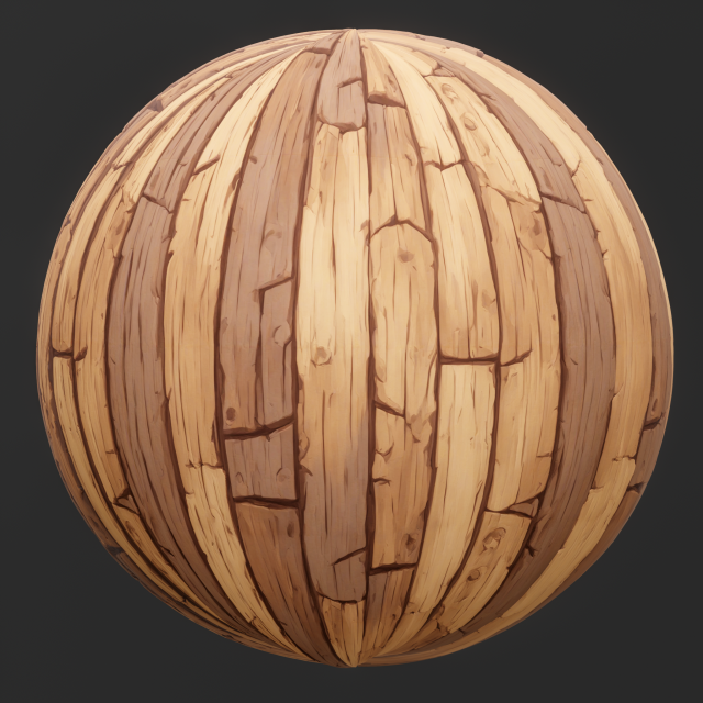 Stylized Wood Seamless Texture CG 纹理 .c4d .max .obj .3ds .fbx .stl .blend 