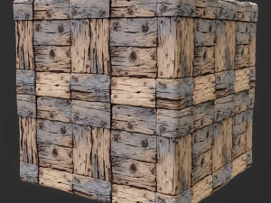 様式化された木のシームレスなテクスチャ CG テクスチャ