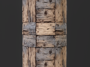 Stylized Wood Seamless Texture CG टेक्स्चर्स