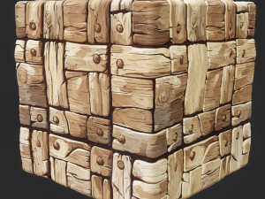 Stylized Wood Seamless Texture CG Texturen