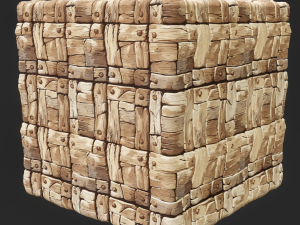 Stylized Wood Seamless Texture CG Texturen