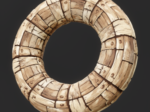 Stylized Wood Seamless Texture CG Texturen