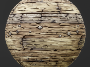 Stylized Wood Seamless Texture CG Tekstury