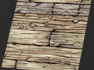 Stylized Wood Seamless Texture CG テクスチャ