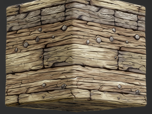 Stylized Wood Seamless Texture CG テクスチャ