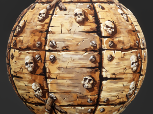 Stylized Wood Seamless Texture CG Tekstury
