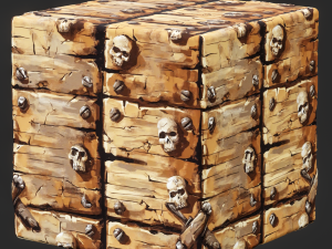 Stylized Wood Seamless Texture CG Tekstury