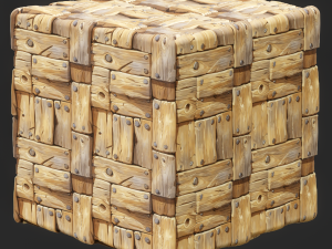 Stylized Wood Seamless Texture CG テクスチャ