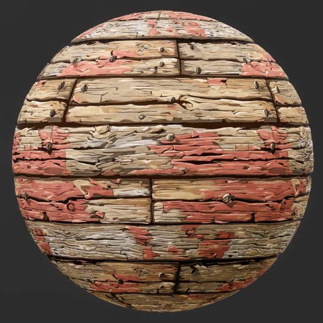 Stylized Wood Seamless Texture CG Textures .c4d .max .obj .3ds .fbx .stl .blend 