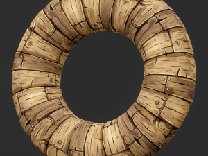 Stylized Wood Seamless Texture CG Textures