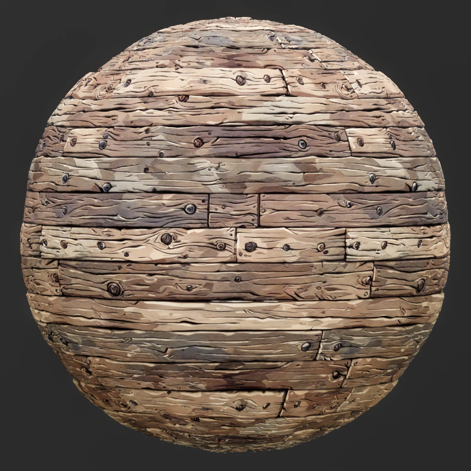 Stylized Wood Seamless Texture CG Textures .c4d .max .obj .3ds .fbx .stl .blend