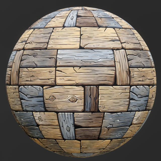 Stylized Wood Seamless Texture CG टेक्स्चर्स .c4d .max .obj .3ds .fbx .stl .blend 