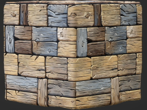 Stylized Wood Seamless Texture CG टेक्स्चर्स