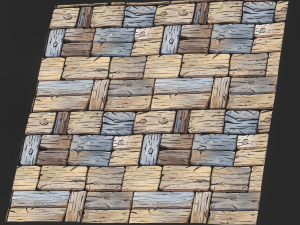 Stylized Wood Seamless Texture CG टेक्स्चर्स