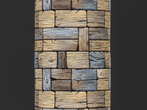 Stylized Wood Seamless Texture CG टेक्स्चर्स