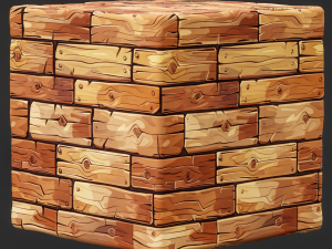 Stylized Wood Seamless Texture CG 纹理