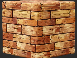 Stylized Wood Seamless Texture CG Textures