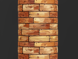Stylized Wood Seamless Texture CG 纹理