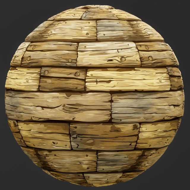 Stylized Wood Seamless Texture CG Textures .c4d .max .obj .3ds .fbx .stl .blend 