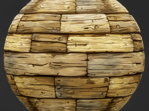 Stylized Wood Seamless Texture CG 纹理