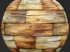 Stylized Wood Seamless Texture CG Texturen