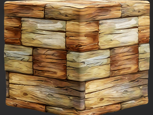 Stylized Wood Seamless Texture CG Текстури