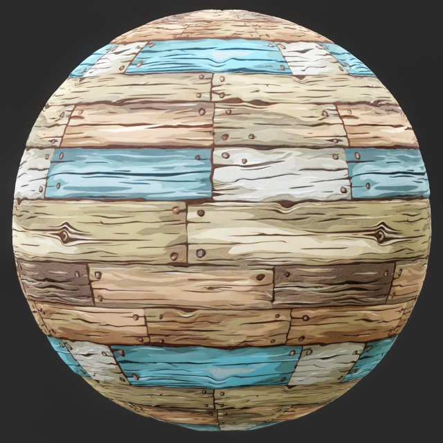 Stylized Wood Seamless Texture Tekstur CG .c4d .max .obj .3ds .fbx .stl .blend