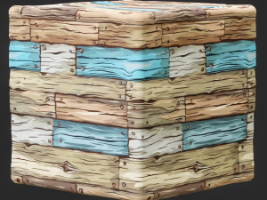 Stylized Wood Seamless Texture Tekstur CG