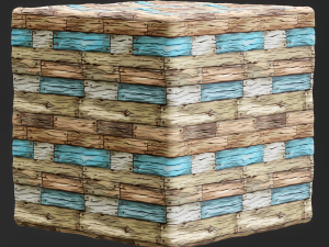 Stylized Wood Seamless Texture Tekstur CG