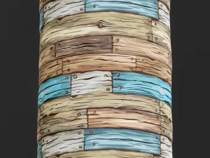 Stylized Wood Seamless Texture CG Textures