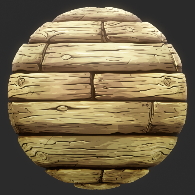 Stylized Wood Seamless Texture CG Textures .c4d .max .obj .3ds .fbx .stl .blend 