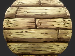 Stylized Wood Seamless Texture CG Texturen