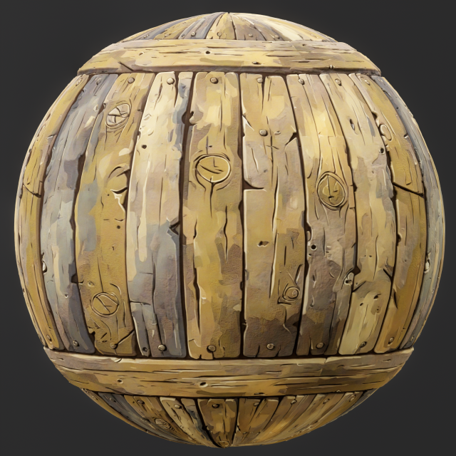 Stylized Wood Seamless Texture CG Textures .c4d .max .obj .3ds .fbx .stl .blend 