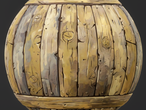 Stylized Wood Seamless Texture CG テクスチャ