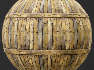 Stylized Wood Seamless Texture CG Textures
