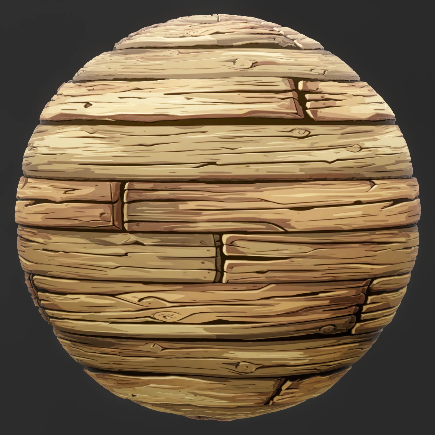 Stylized Wood Seamless Texture CG Textures .c4d .max .obj .3ds .fbx .stl .blend